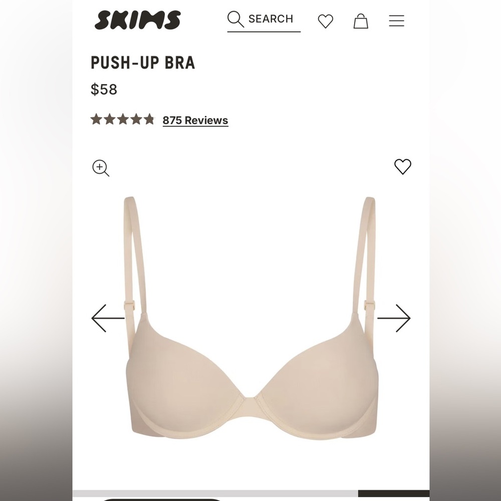 SKIMS Pushup Bra